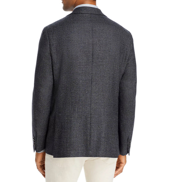 Jack Victor Mens Regular Fit Micro Neat Wool Sport Coat 44 L NEW $795 1222114216