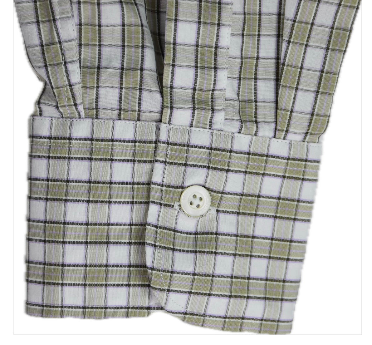 Canali Multi Color Check Modern Fit Cotton Shirt XL NEW $295    GLO2865801L723