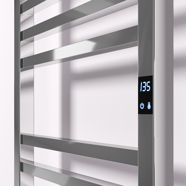 Electric Towel Warmer with Built-in LED Display Panel