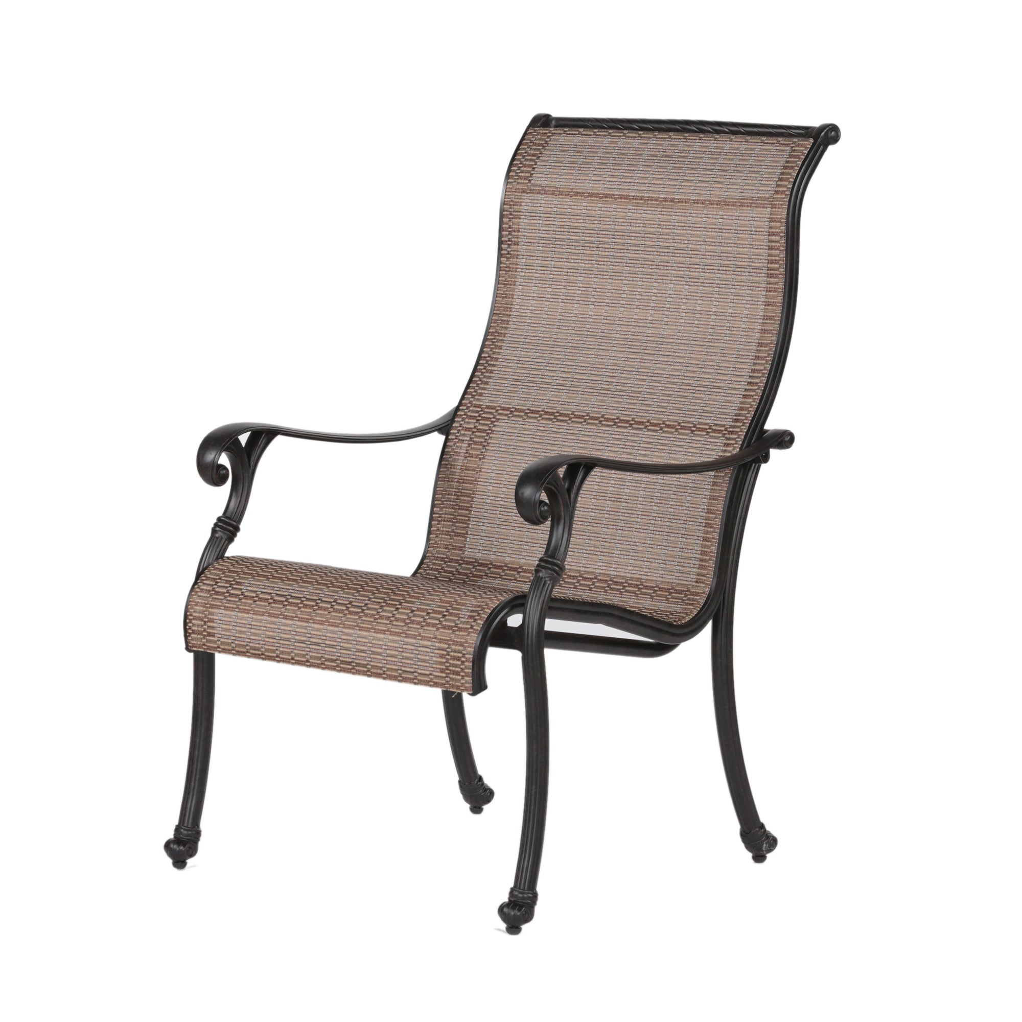 Patio Outdoor Sling Rocker Patio 2 Chairs With Aluminum Frame, All-Weather Furniture