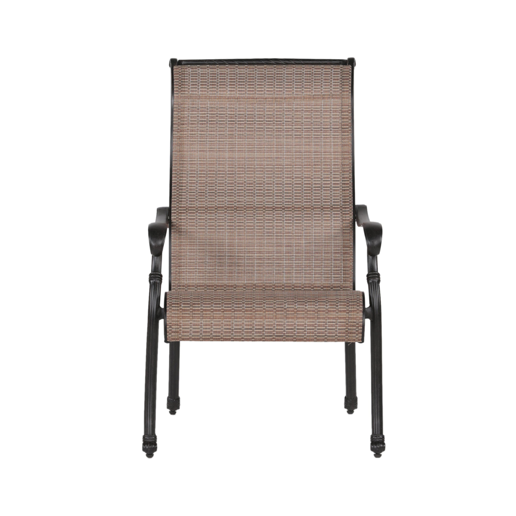 Patio Outdoor Sling Rocker Patio 2 Chairs With Aluminum Frame, All-Weather Furniture