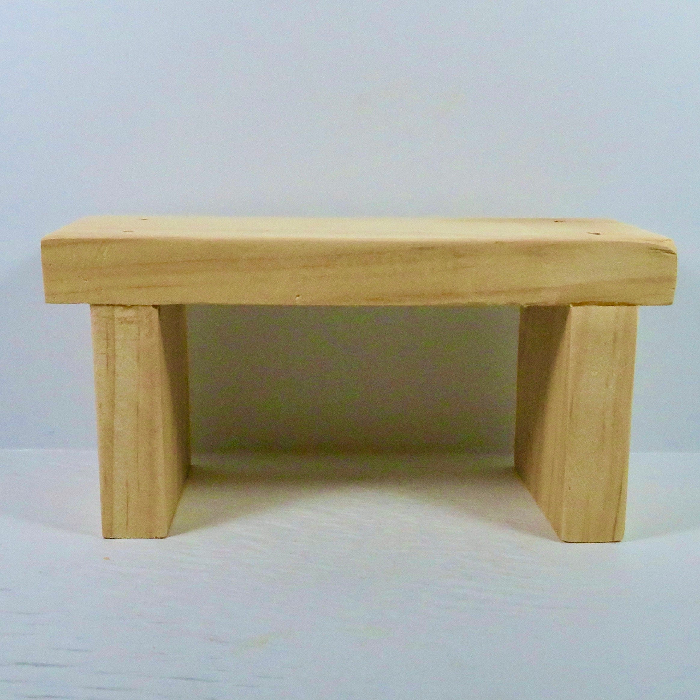 Wood Pedestal / Wood Display Bench / Display Bench / Wooden Pedestal