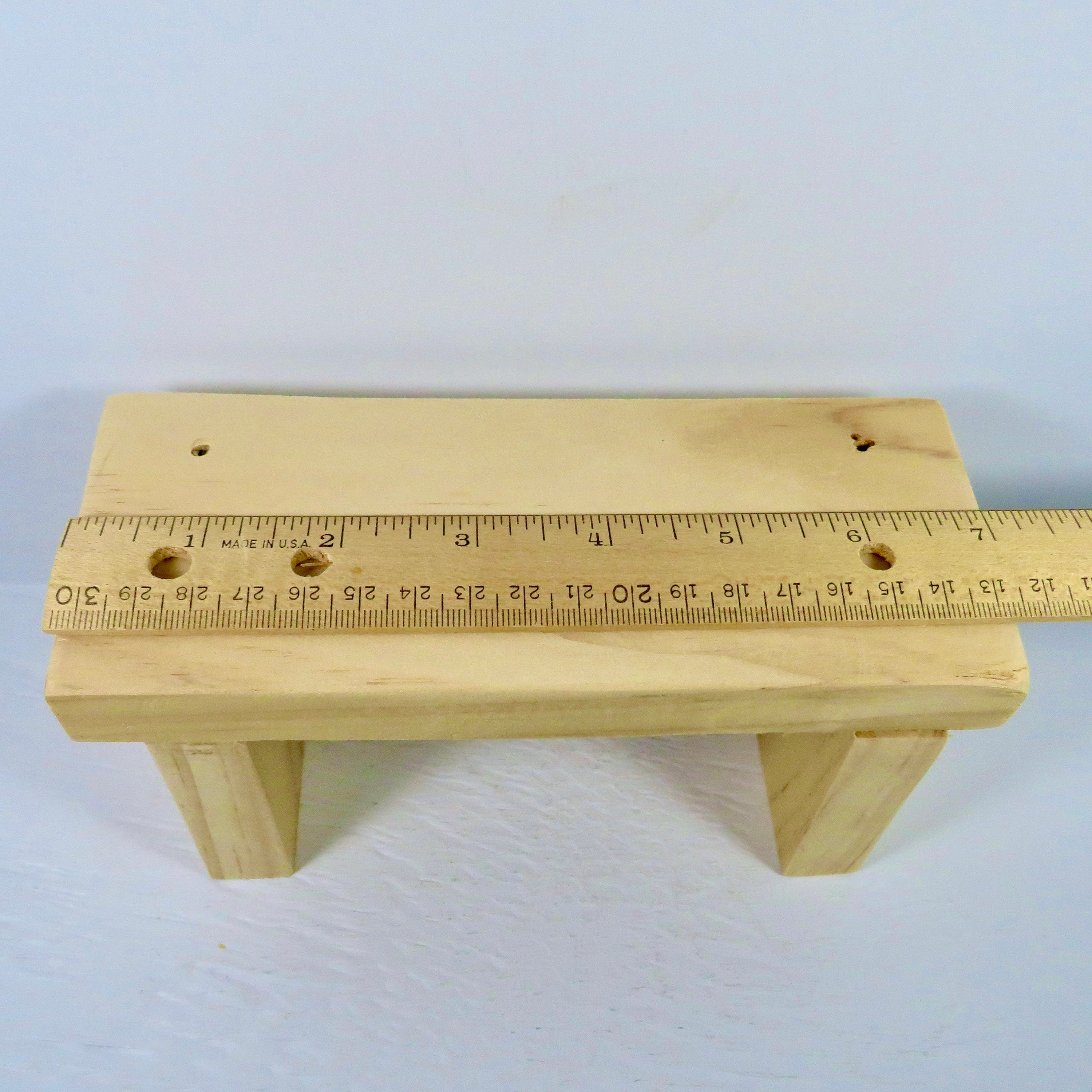 Wood Pedestal / Wood Display Bench / Display Bench / Wooden Pedestal