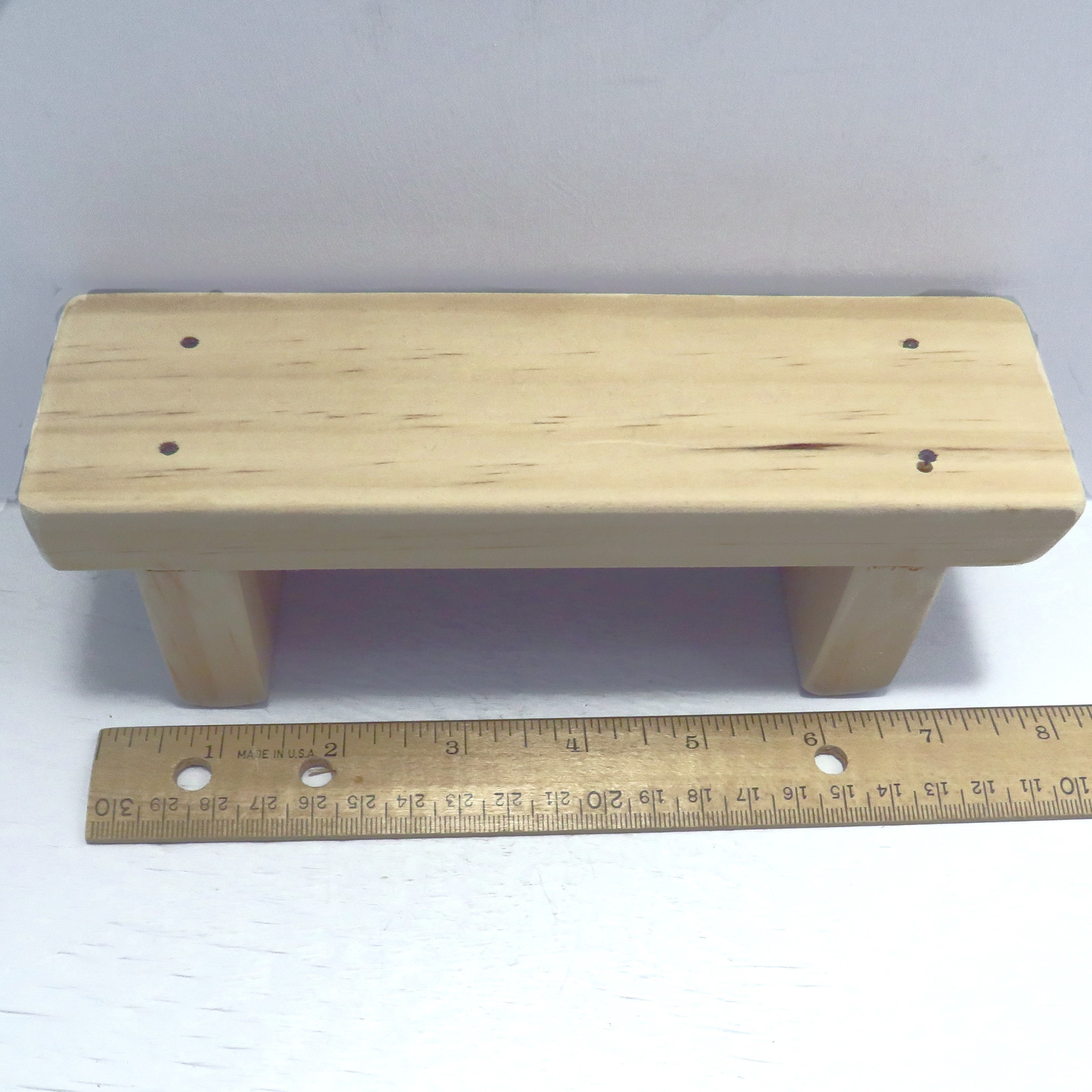 Wood Pedestal / Wood Display Bench / Display Bench / Wooden Pedestal