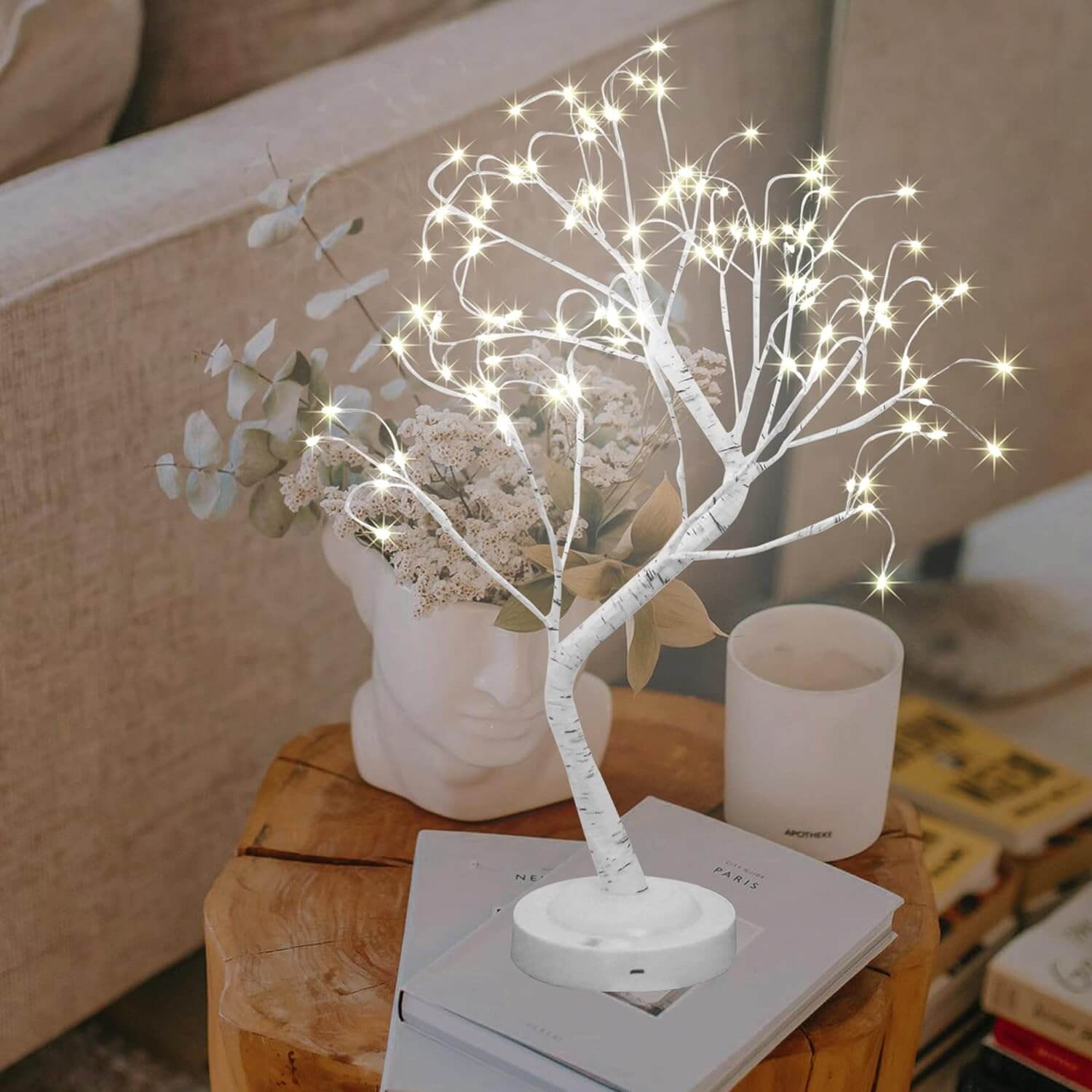 LED Birch Fairy Tree Lamp | Night Light