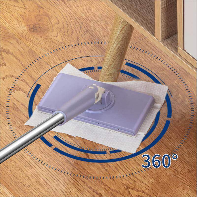 360 Rotating One-Click Paper Clip Lazy Mop