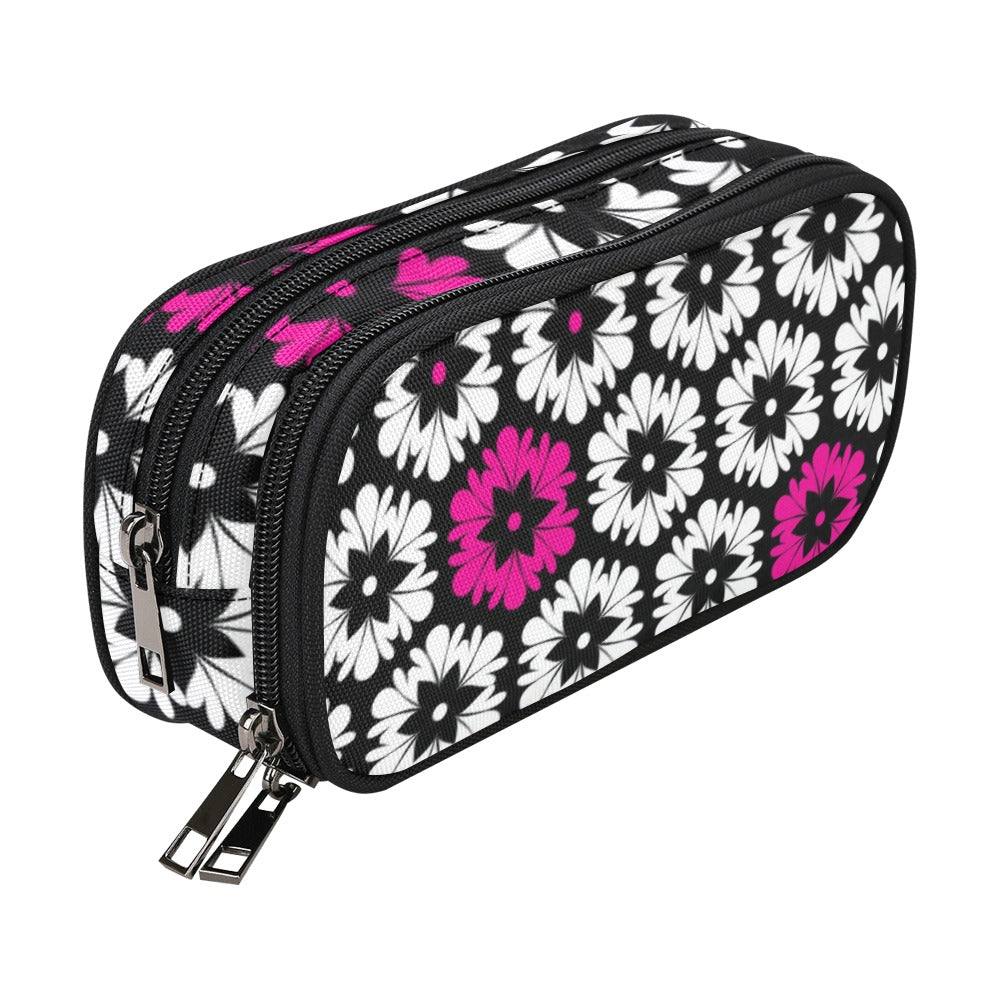 Flower Theme Print Pencil Pouch Pencil Pouch