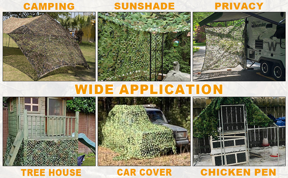 for outdoor sunshade and decorations