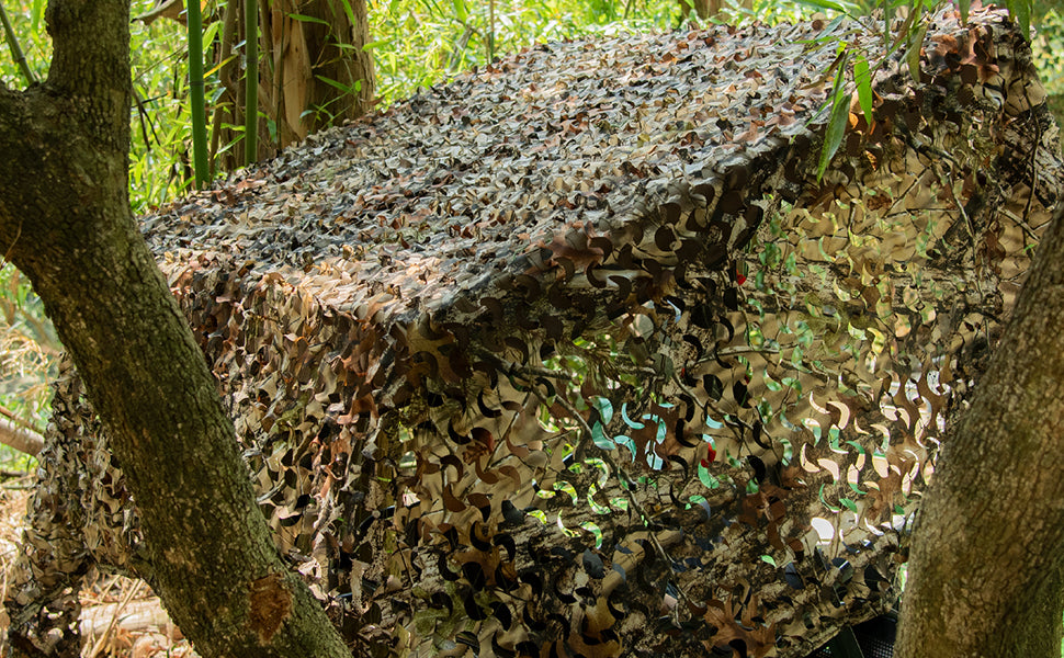 loogu outdoor camouflage netting with mesh