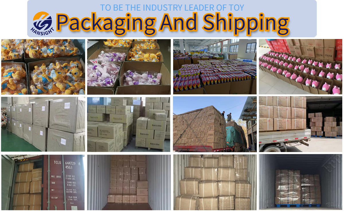 Custom Plush Toy Manufacturers Packaging and Shipping