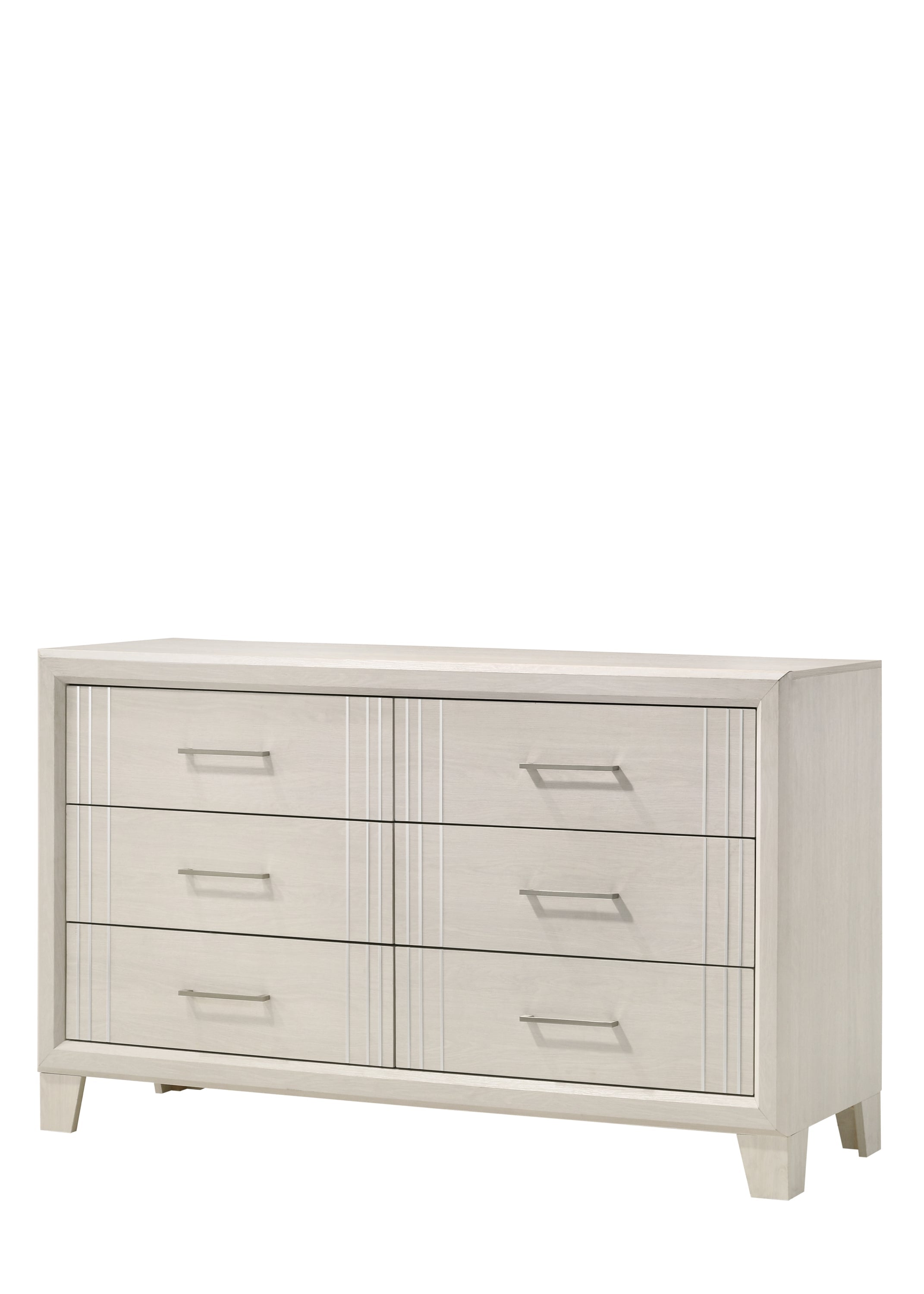 Charlie White Panel Bedroom Set