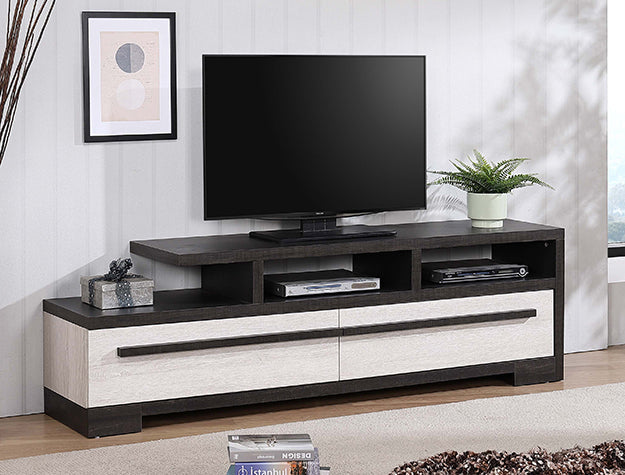 Remington Black/White TV Stand