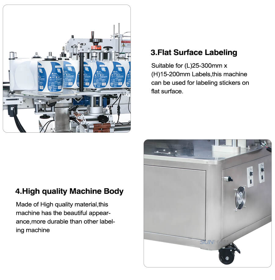 Machine Details of Round Flat Bottle Labeling Machine-2