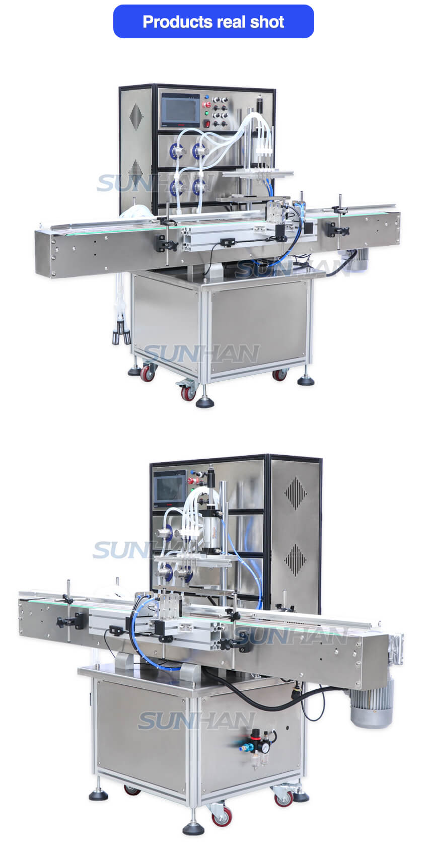 Automatic 4 Heads Liquid Filling Machine