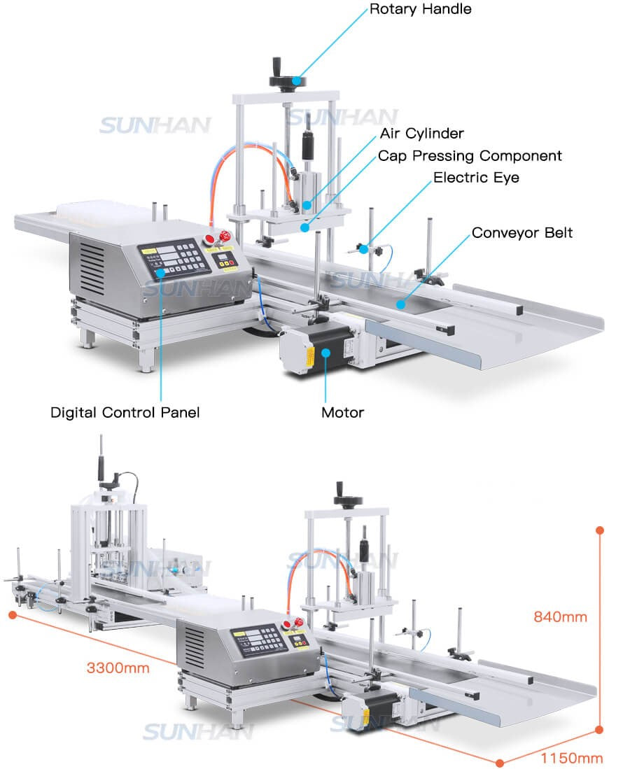 cap pressing machine