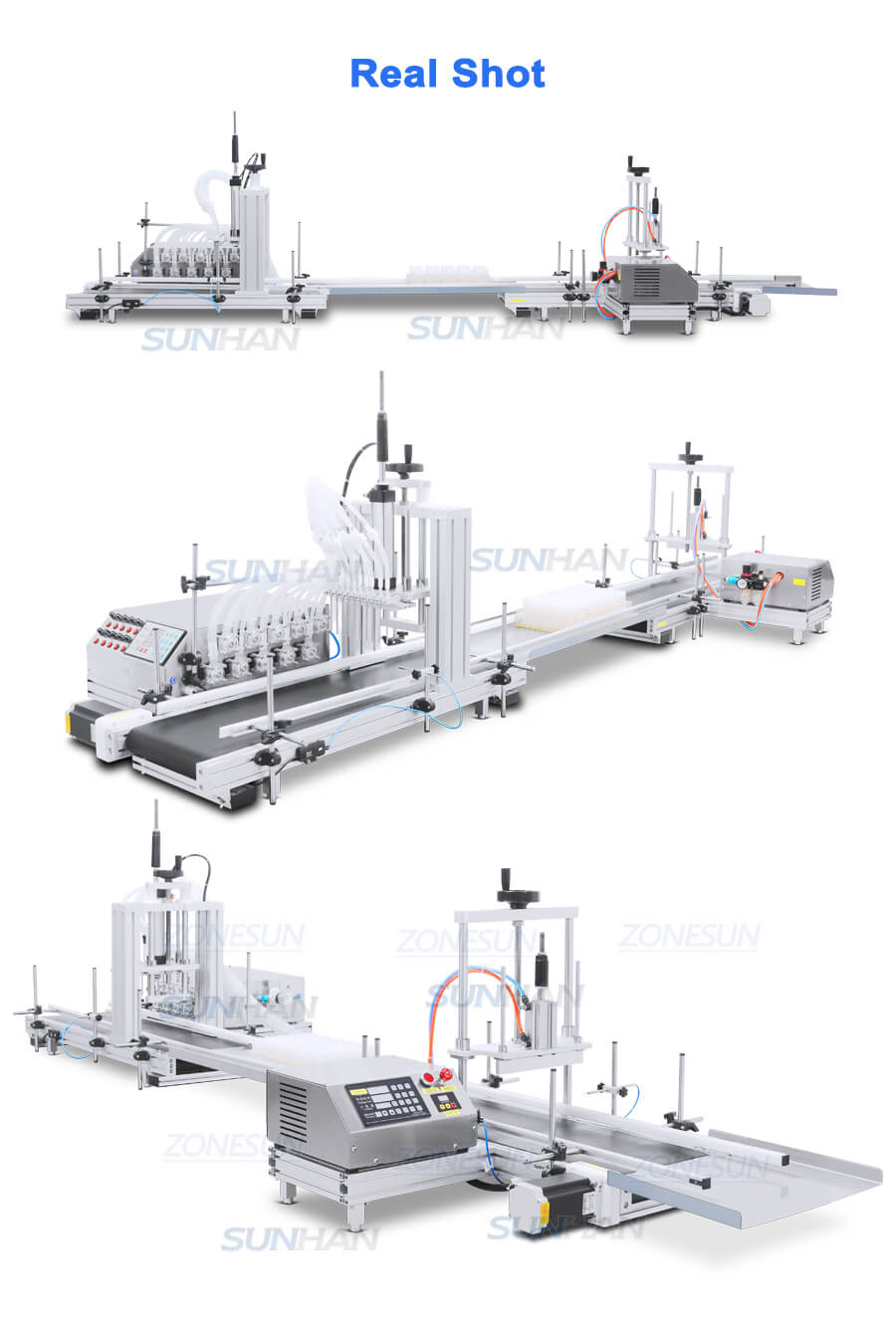 portable sanitizer filling capping machine