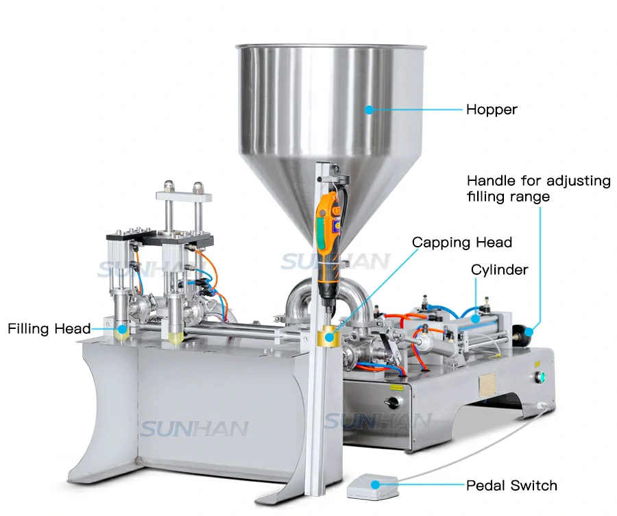 spout pouch filling capping machine