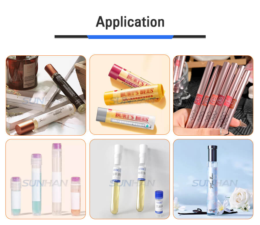 application of perfume vial labeler