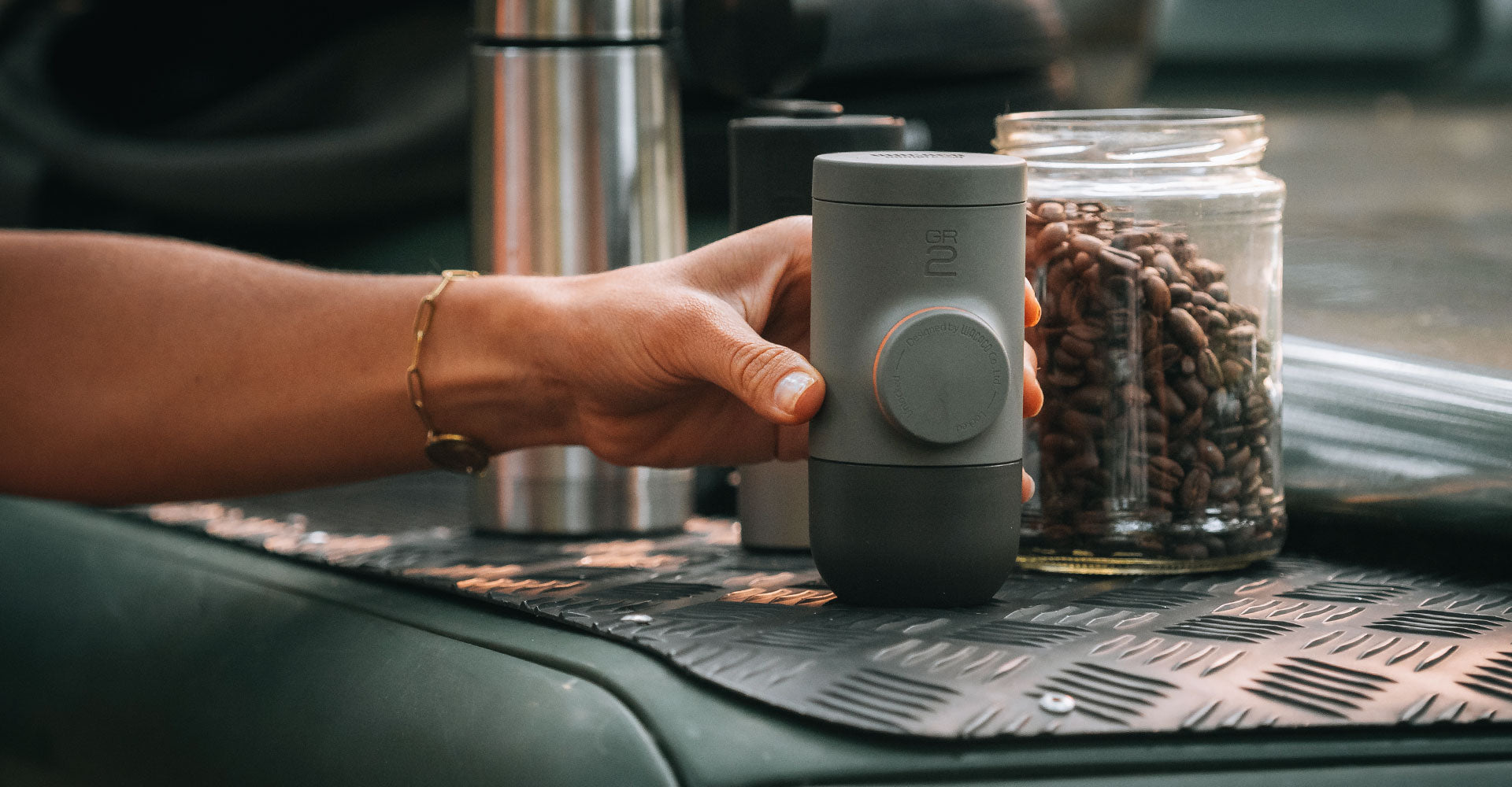 Wacaco | Minipresso GR2 | Smallest Portable Espresso Maker