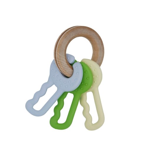 Green Keys Clutching & Teething Toy