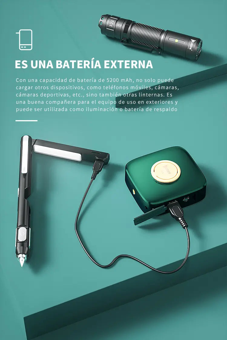 wuben F5 batería exterior
