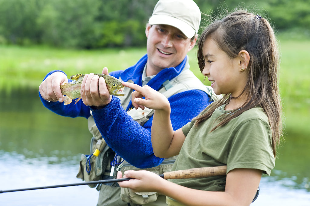 fish with family