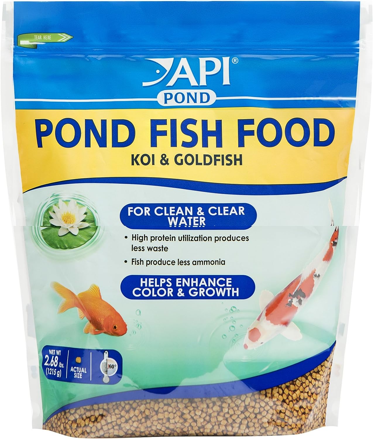 API POND FISH FOOD 2.68 Lbs 4mm