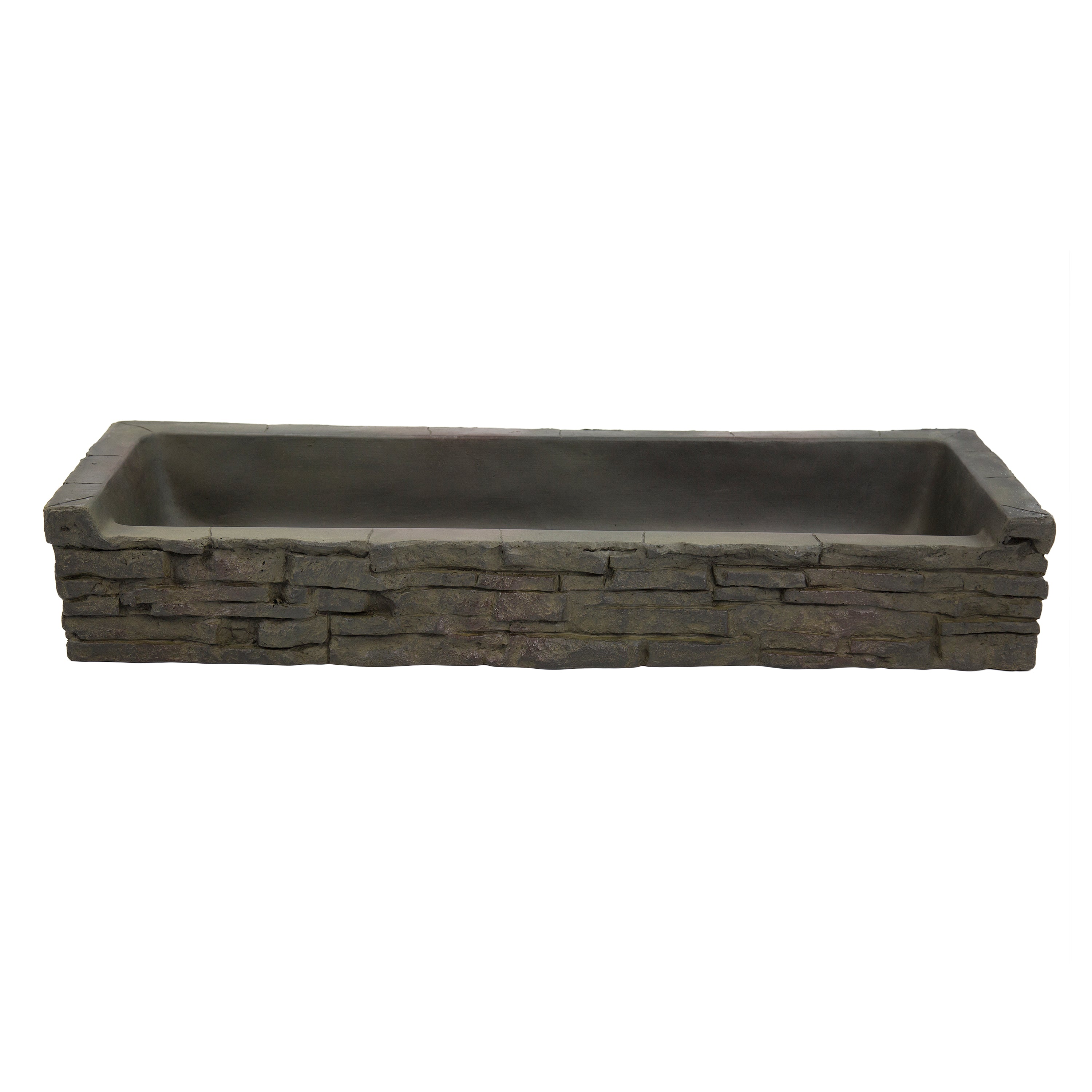 Aquascape Front-Spill Straight Stacked Slate Topper