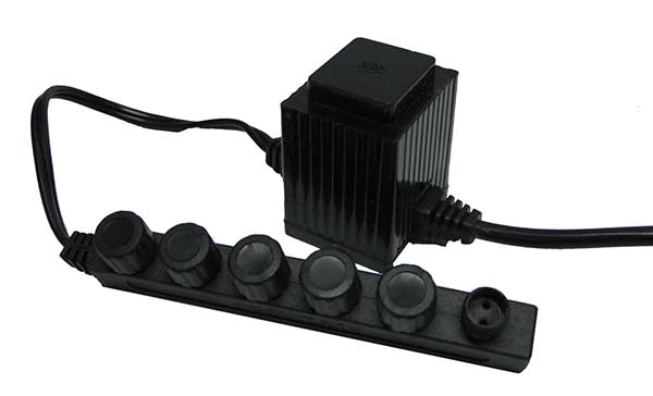 EasyPro 20 Watt Transformer - 120 volt to 12 volt - w/ 6 quick connects