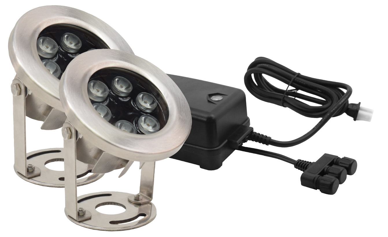 EasyPro Two LED9WW fixtures with EPT45 transformer