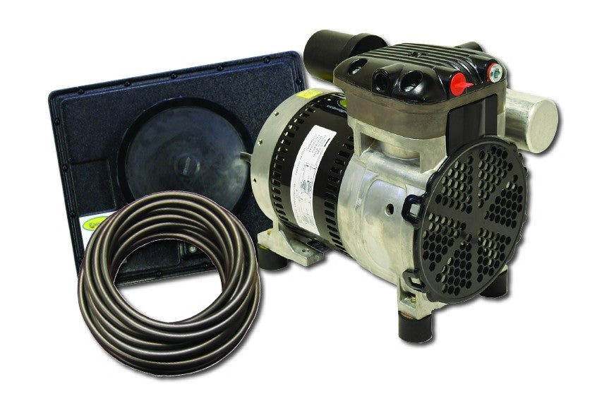 EasyPro Rocking Piston Pond Aeration System - 1/4 HP 2 Valve Kit ; NO diffusers and NO tubing