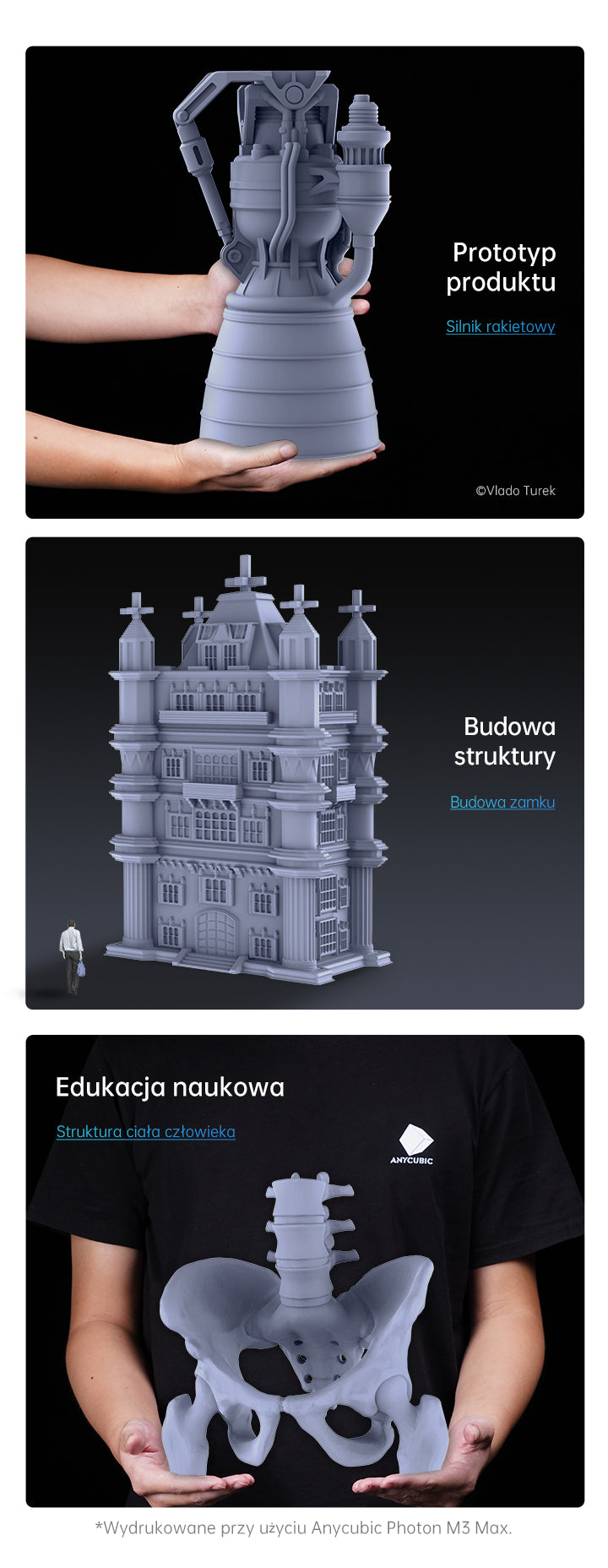 Anycubic Photon M3 Max - Sample Prints