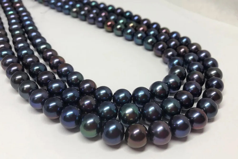 Black Freshwater Pearls