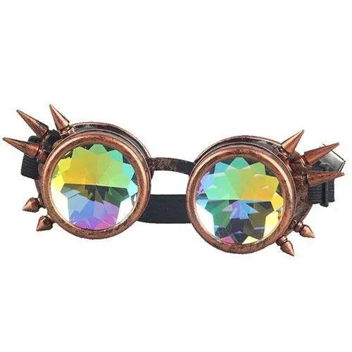 Rivet Steampunk Kaleidoscope Goggles