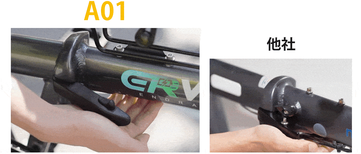 折りたたみ電動アシスト自転車 ERWAY A01どんな道でも楽々と快適に移動できます。