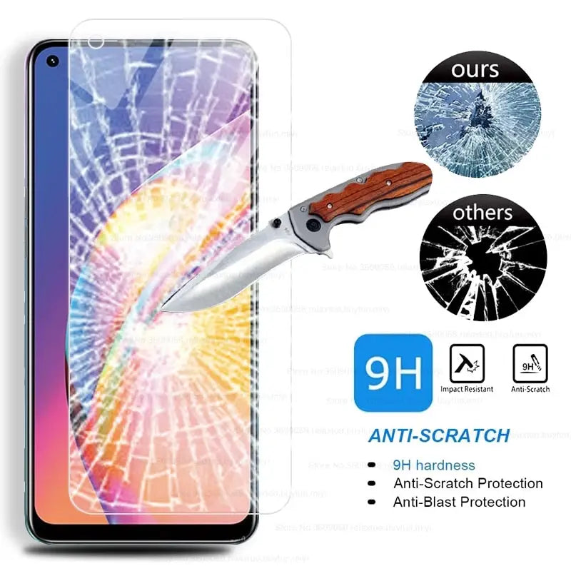 4x 9d hd screen protector tempered glass for Oppo reno4z reno5z reno4 z reno 5z 4z 5 lite 4 light