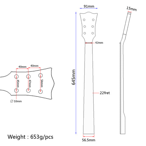 Gibson neck scale cheap