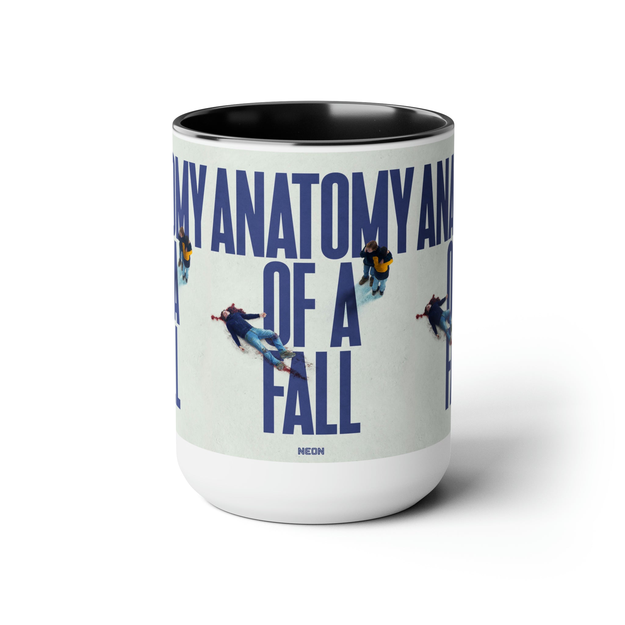 Anatomy of a Fall - Oscar Nominated Movie Two-Tone Coffee Mugs, 15oz