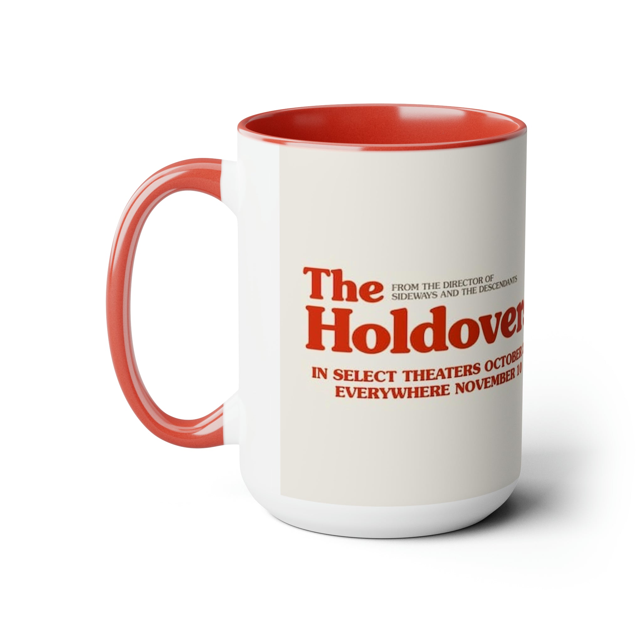 The Holdovers- Oscar Nominated Movie Two-Tone Coffee Mugs, 15oz