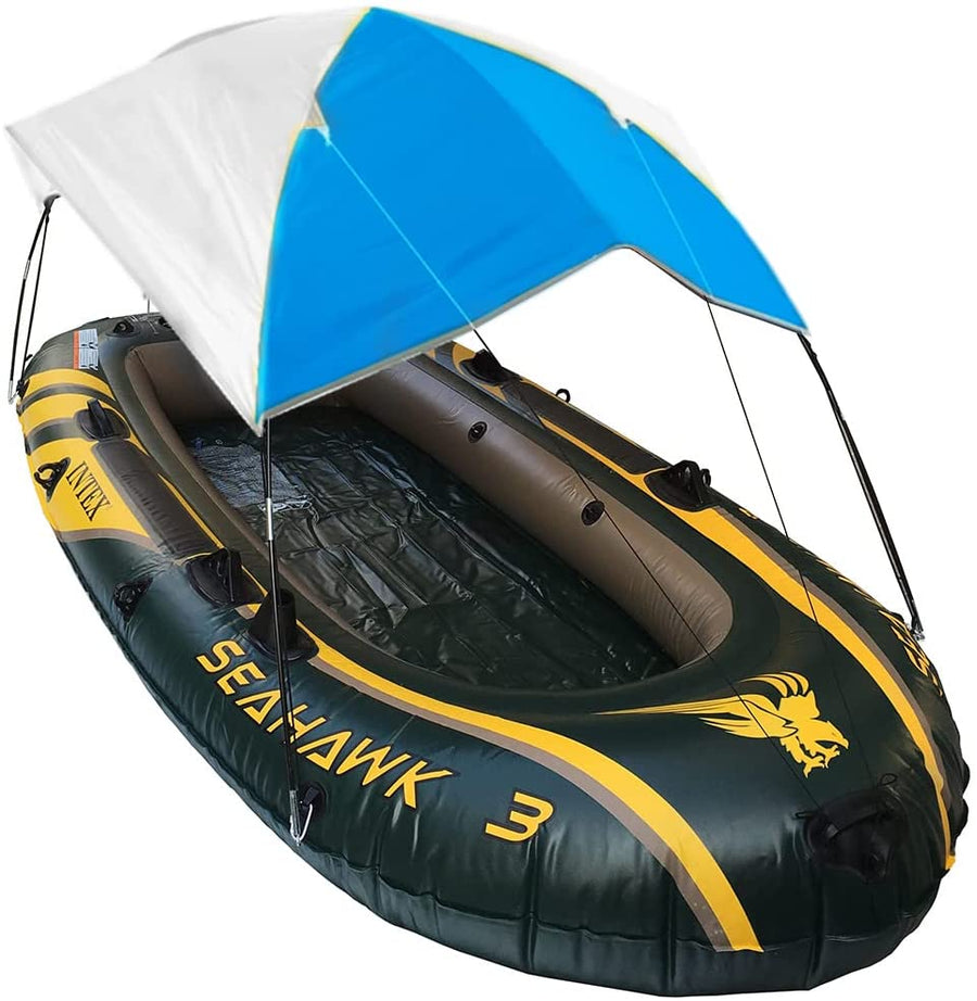 Boat Sun Shade for 4 to 5 Persons Waterproof Blue