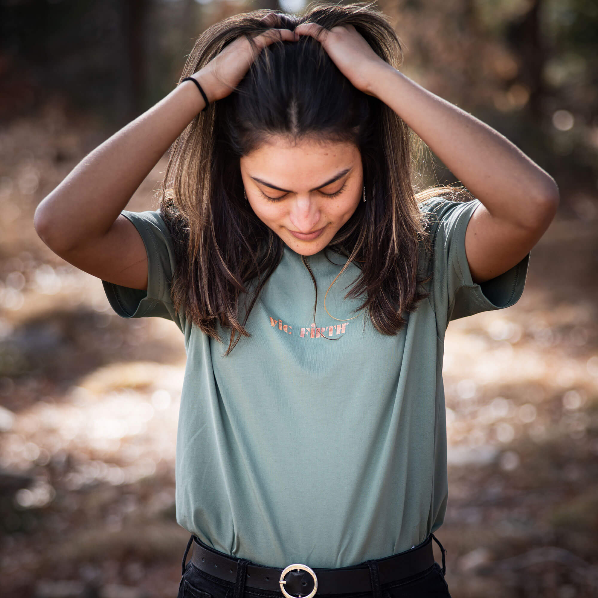 Vic Firth Limited Edition Sage Woodgrain Tee Shirt