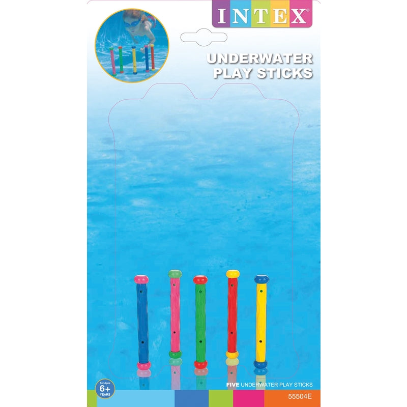 Intex Assorted Plastic Underwater Dive Sticks 55504E