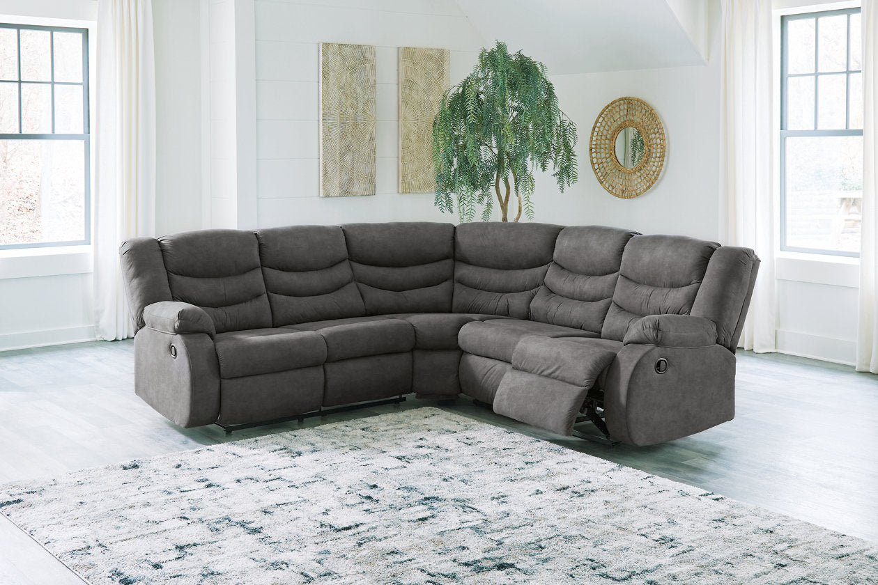 Partymate Slate 2-Piece Sectionals