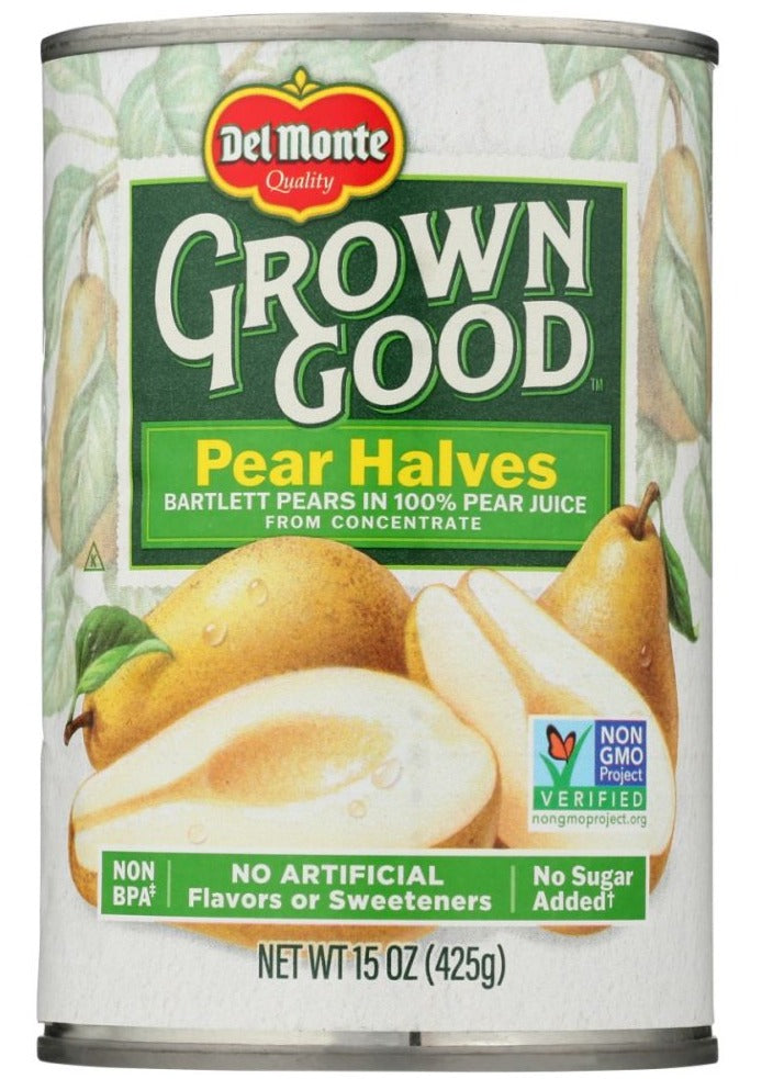 Del Monte Grown Good Pear Halves - 15 oz