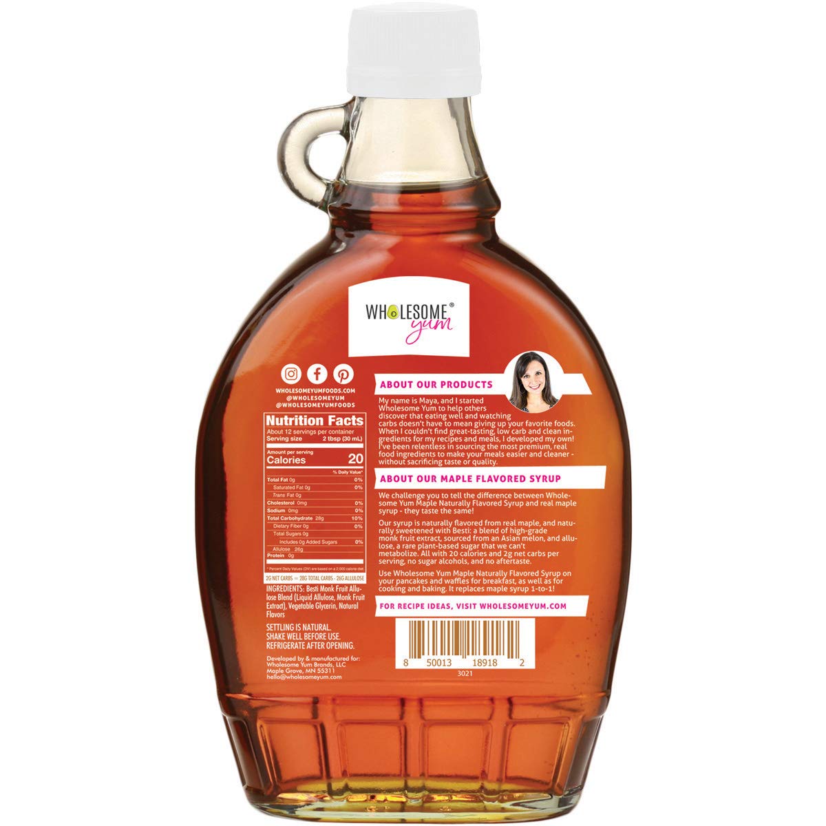 Wholesome Yum Keto Maple Syrup - 12 oz.