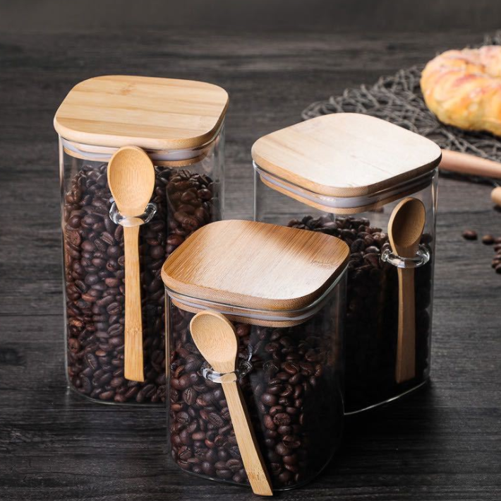 Glass Coffee Storage Container