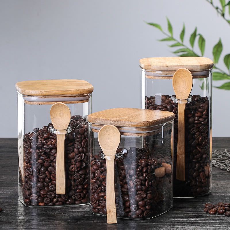 Glass Coffee Storage Container