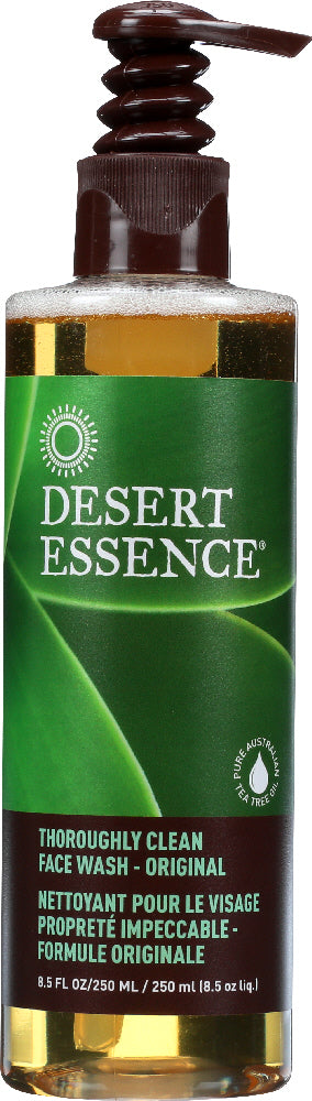 Desert Essence Thoroughly Clean Face Wash Original - 8.5 oz.