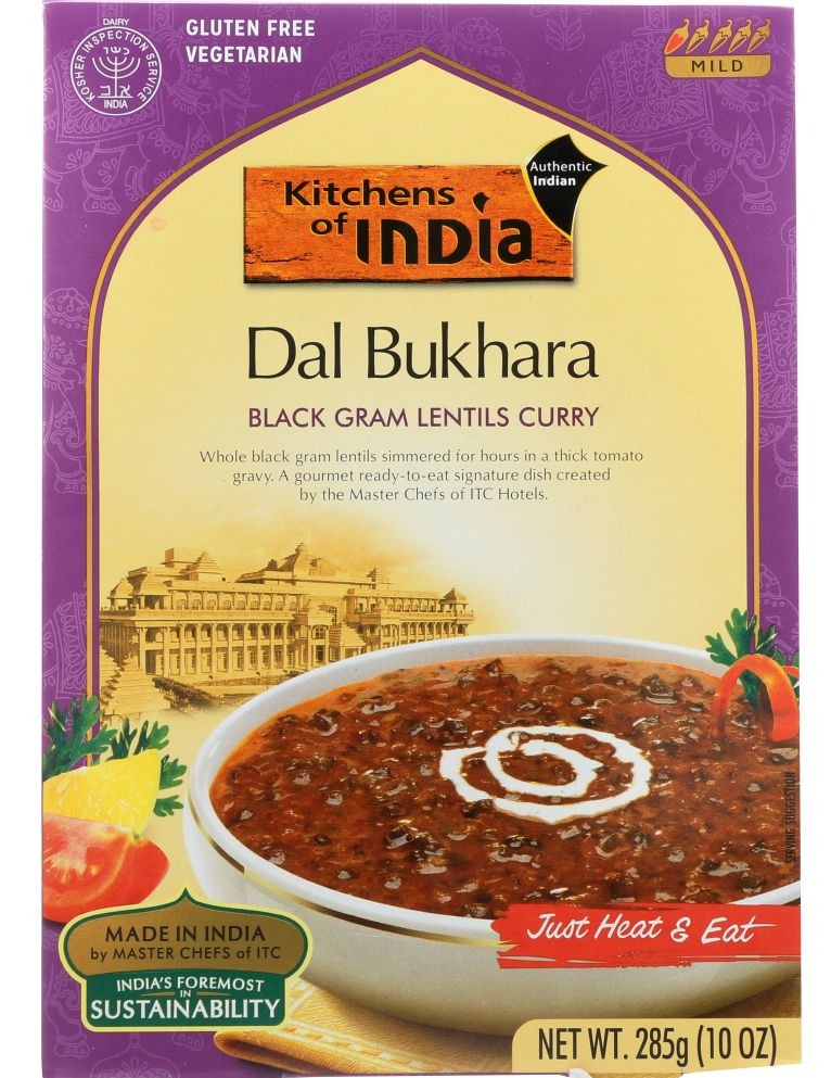 Kitchens of India Dal Bukhara Black Gram Lentil Curry - 10 oz