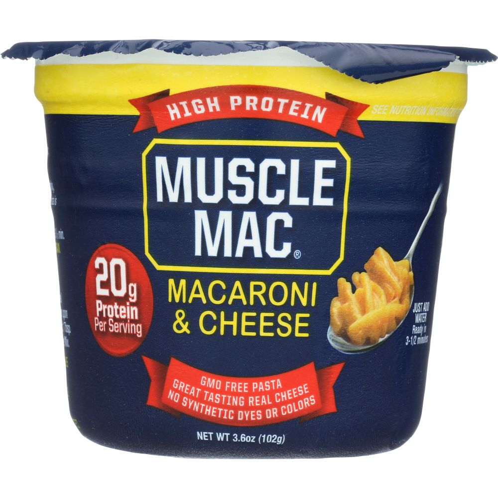 Muscle Mac High Protein Macaroni and Cheese Microwave Cup - 3.6 oz